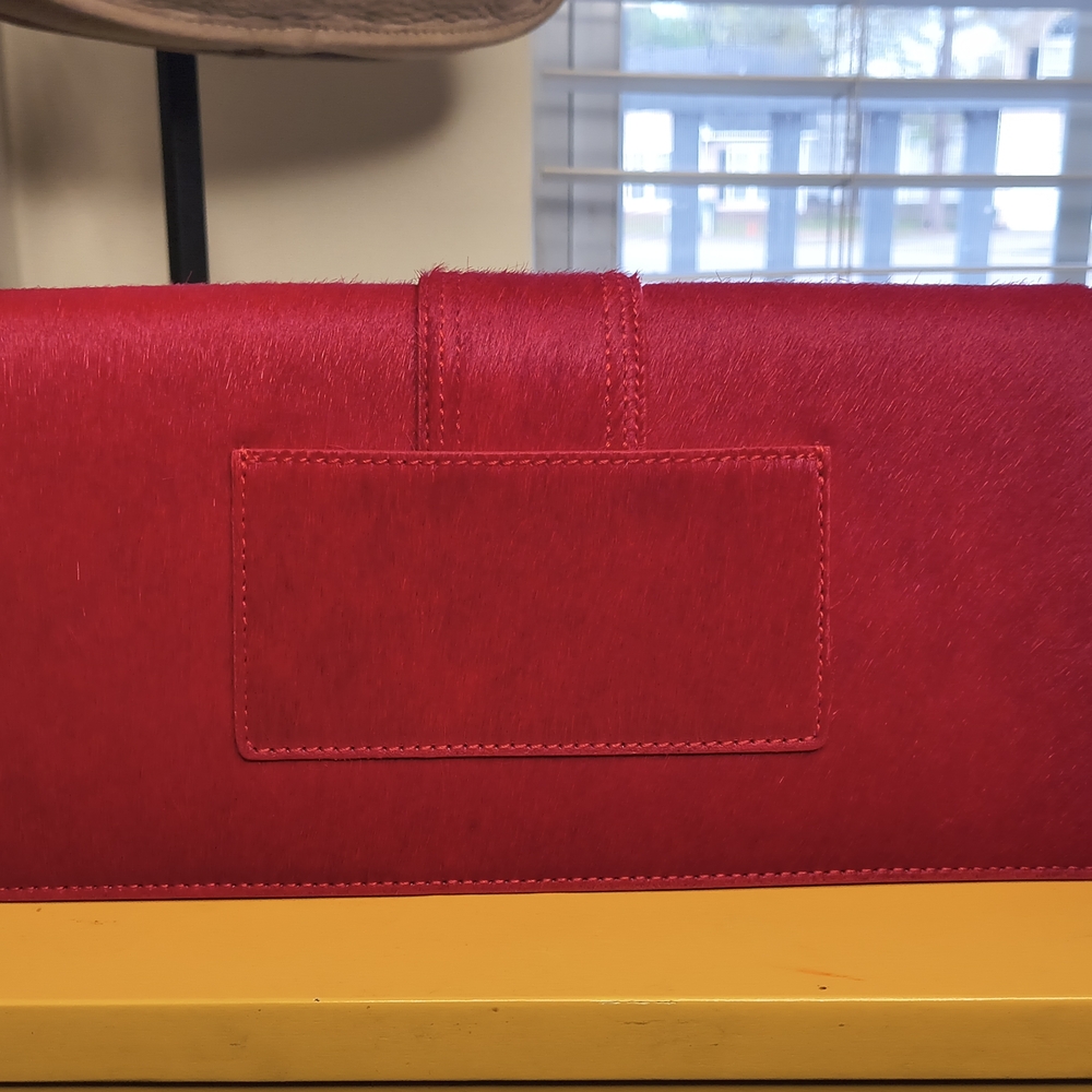NEW Jacquemus Le Bambino Long Red Shoulder Bag With COA Dust Bag + Strap- medium - Picture 8 of 14